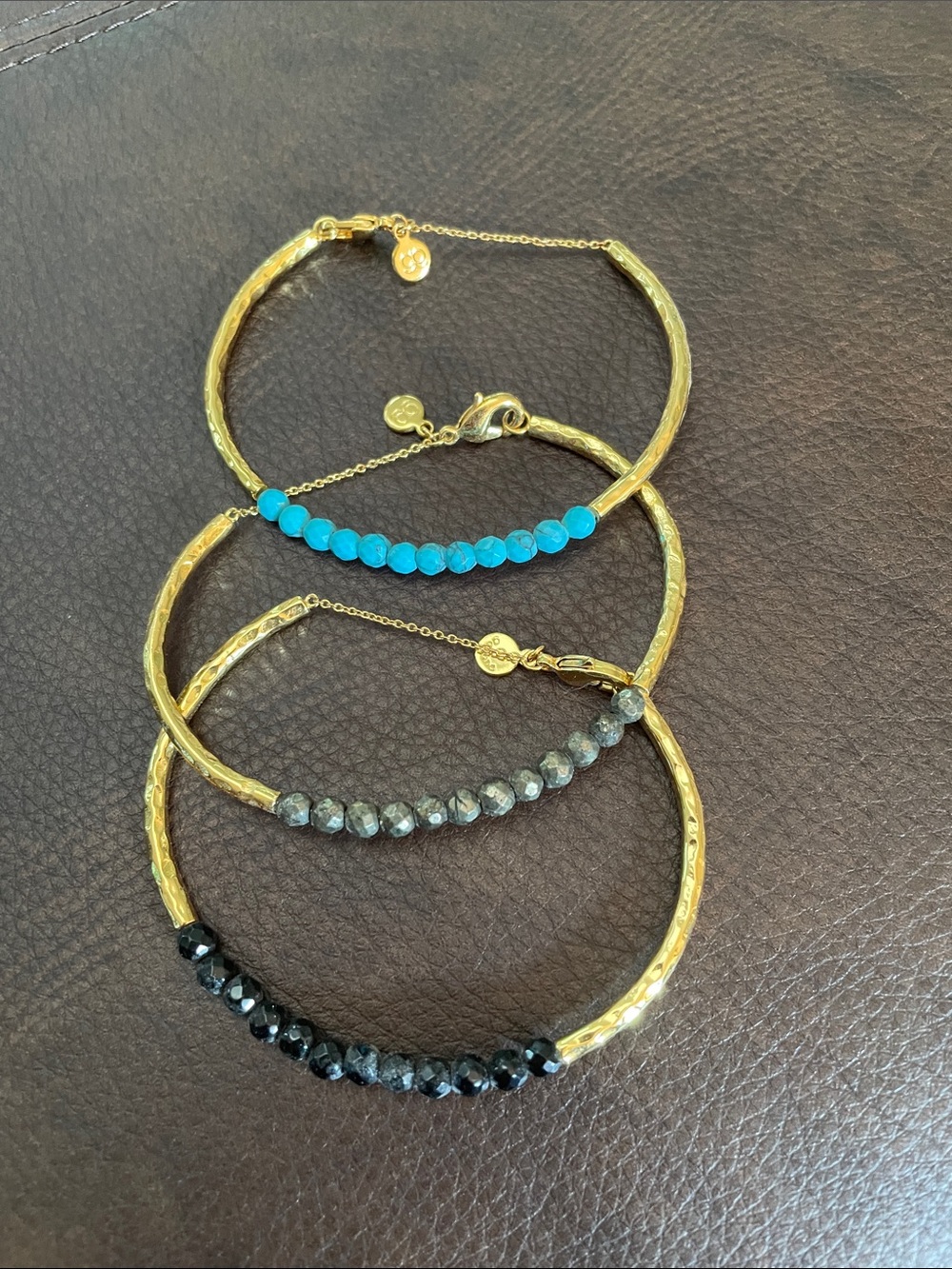 Set of 3 Gorjana power bracelets